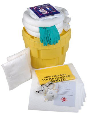 Clear Spill Over Pack Oil Drum Spill Kit - 81 Litre